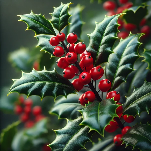 Agrifoglio (Ilex aquifolium)